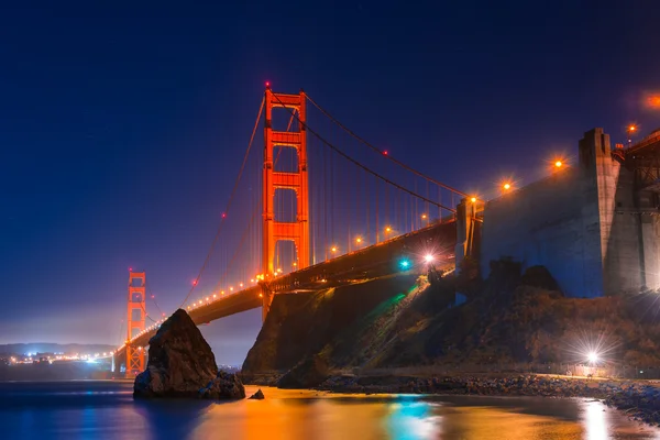 Mlha golden gate bridge — Stock fotografie