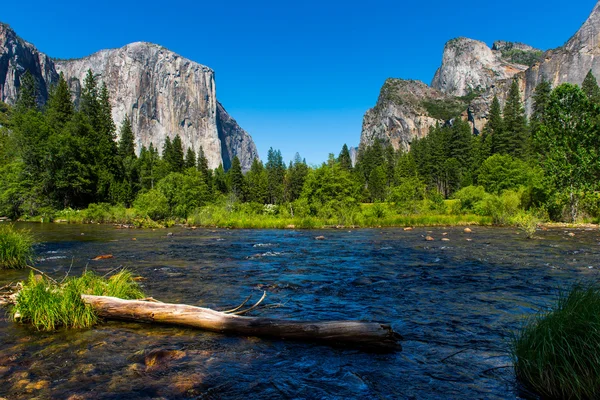 Κοιλάδα Yosemite θέα — Φωτογραφία Αρχείου