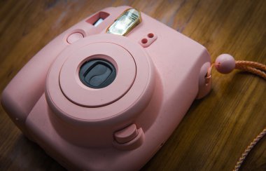 Polaroid fotoğraf makinesi vintage tarzı