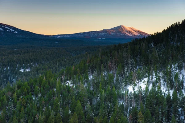 Mt burney sonnenuntergang — Stockfoto