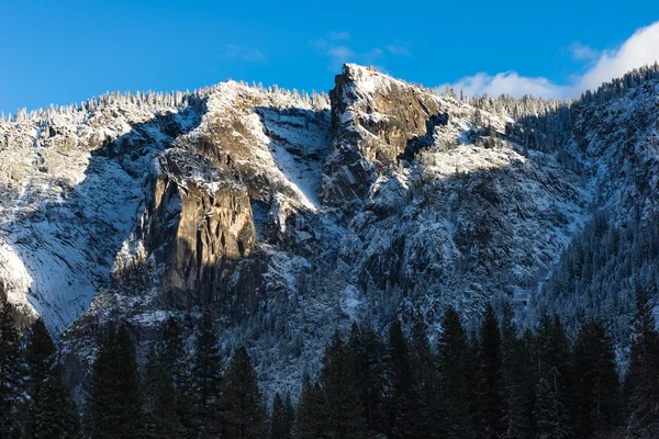 Primer plano montañés en invierno — Foto de Stock