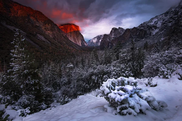 Tunnel View, Yosemite National Park — Stockfoto