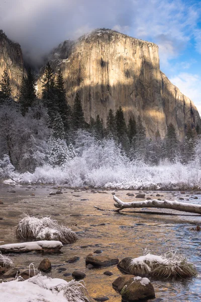 Προβολή κοιλάδα Yosemite εθνικό πάρκο — Φωτογραφία Αρχείου