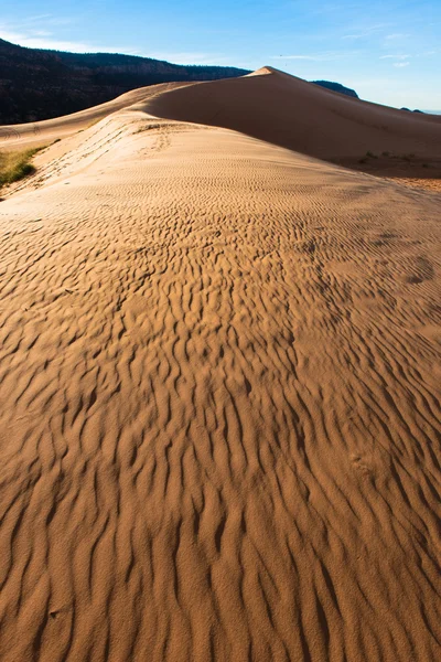 Dunas de arena rosa coral — Foto de Stock