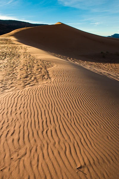 Dunas de arena rosa coral — Foto de Stock