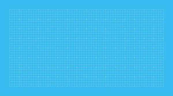 Lignes Blanches Vectorielles Sur Fond Bleu Grille Technique Architecturale Des — Image vectorielle