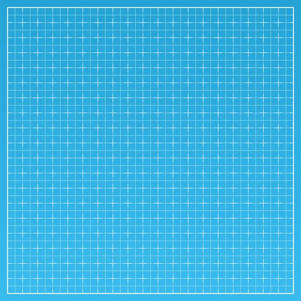 Vektor Weiße Linien Auf Blauem Hintergrund Architektonisch Technisches Raster Der — Stockvektor