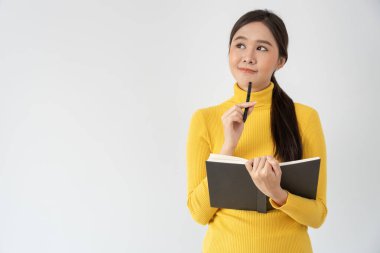 inspiration, writer, writing ,creative ,recreation for imagine, Beautiful Asia attractive young woman writing ideas on notebook, to do list, good thinking work, journalist, Stylish, Dream image, rela