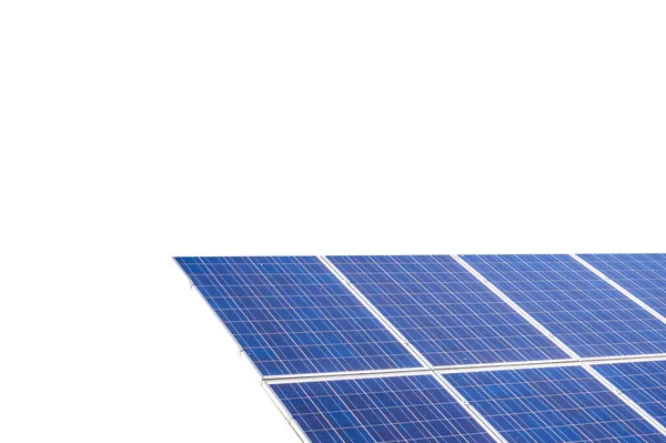 Solární Panel Design Ilustrace Izolované Bílém Pozadí — Stock fotografie