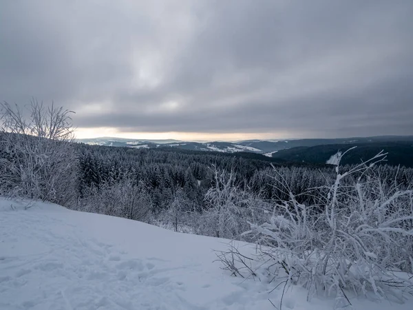 Winterlicher Blick Über Das Vogtland — Stockfoto