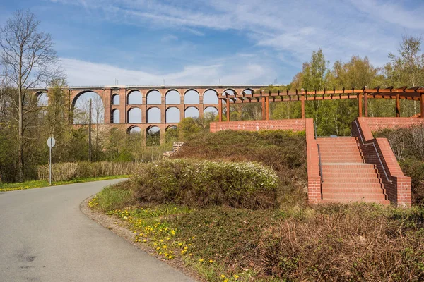 Goeltzsch Viaduct Vogtland East Germany Bridge — Stock Photo, Image