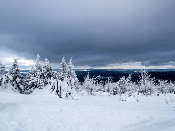 Vista Invernal Sobre Vogtland — Foto de Stock