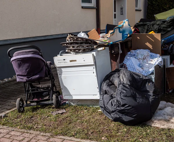 Dissolução Agregado Familiar Apartamento Cidade — Fotografia de Stock