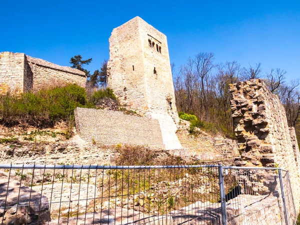 Lobdeburg Zničený Hrad Poblíž Jeny — Stock fotografie