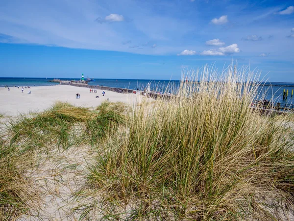 Dune Τοπίο Στη Βαλτική Θάλασσα Στο Warnemuende — Φωτογραφία Αρχείου