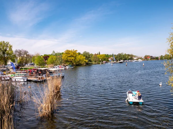 Hamnen Staden Werder Havel — Stockfoto