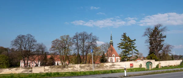 Panoramatický Klášter Mariána Sasku — Stock fotografie