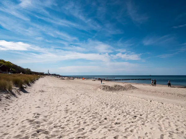 Kuehlungsborn Pláž Baltském Moři — Stock fotografie