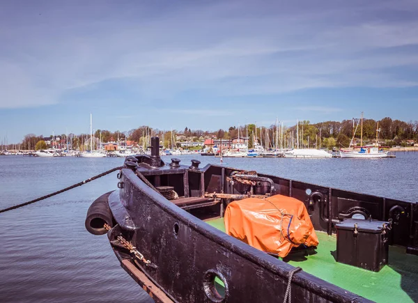 Veduta Del Porto Turistico Rostock Sul Mar Baltico — Foto Stock