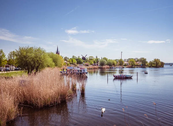 Vista Sobre Porto Werder Der Havel — Fotografia de Stock