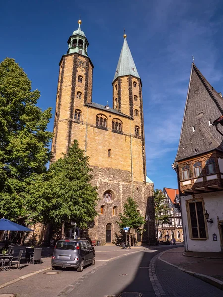 Iglesia Del Mercado Goslar Harz Baja Sajonia — Foto de Stock