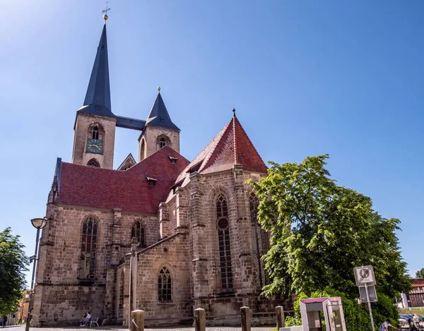 Iglesia Ciudad Halberstadt Sajonia Anhalt —  Fotos de Stock