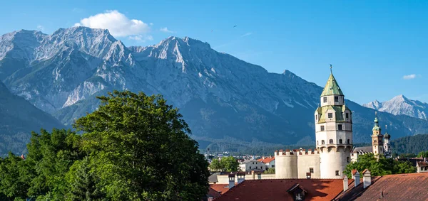 Tirol Avusturya Daki Salonun Panoramik Görünümü — Stok fotoğraf