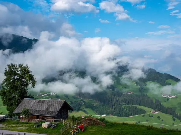 Alm Alps Cloud Landscape — Stock Photo, Image