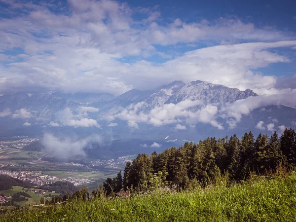 View Innsbruck Karwendel Mountains Tyrol Austria — Stock Photo, Image