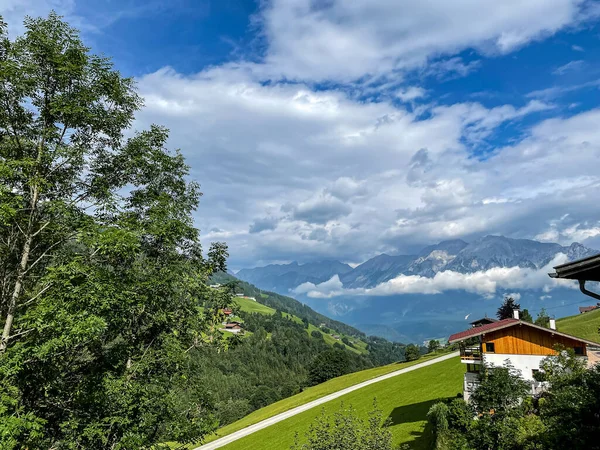 View Karwendel Mountains Austria — Stock Photo, Image