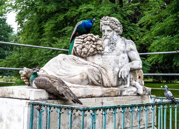 Bahçe heykeli, Łazienki Parkı, Polonya — Stok fotoğraf