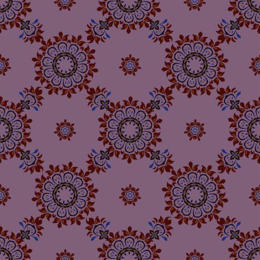 Etnik desen. Sorunsuz süsleme