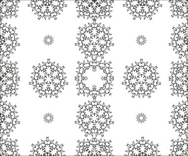 Sorunsuz süsleme. Etnik desen