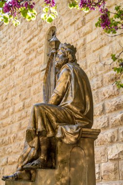 Kudüs'te ARP ile Kral David anıt