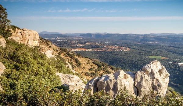 Mountain landscape, Upper Galilee in Israel — Stock Photo, Image