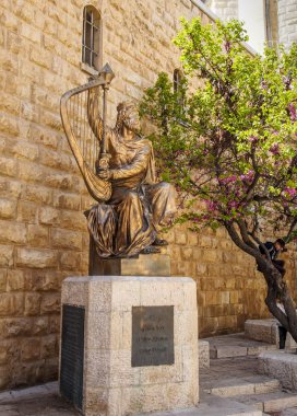 Kudüs'te ARP ile Kral David anıt
