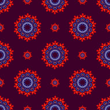 Etnik desen. Sorunsuz süsleme