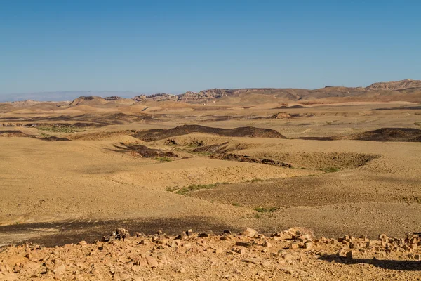 O Ramon Makhtesh no deserto de Negev, Israel — Fotografia de Stock