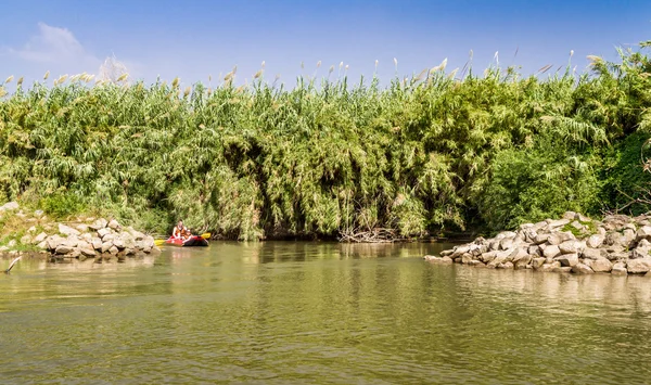 Rafting na řece Jordan v Izraeli — Stock fotografie