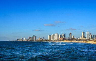 Akdeniz sahil Tel Aviv, İsrail
