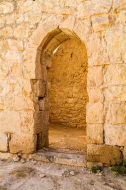 Antik Nabataean kasaba Shivta kalıntıları