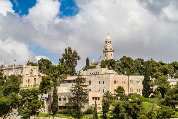 De Dormition abdij in Jeruzalem, Israël — Stockfoto