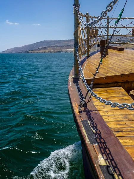 Sea of Galilee, Israel, view from boat — Stock Photo, Image