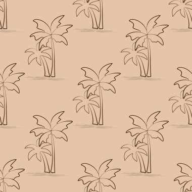 palmiye ağaçları seamless modeli