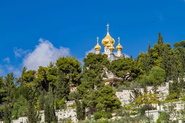Rosyjski, prawosławny kościół św Marii Magdaleny — Zdjęcie stockowe
