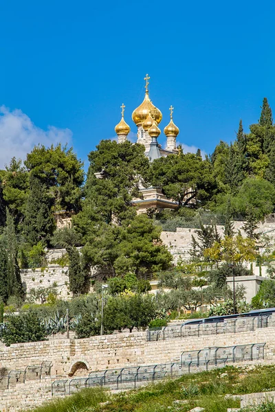 Igreja Ortodoxa Russa de Santa Maria Madalena — Fotografia de Stock