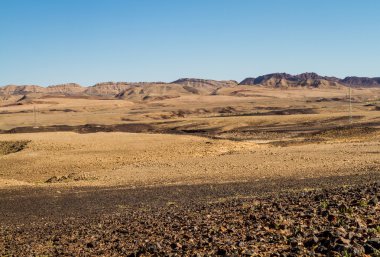 Makhtesh Ramon Necef çölünde, İsrail