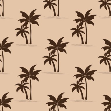 palmiye ağaçları seamless modeli