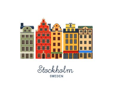 Gamla stan - eski Stokholm şehir, İsveç
