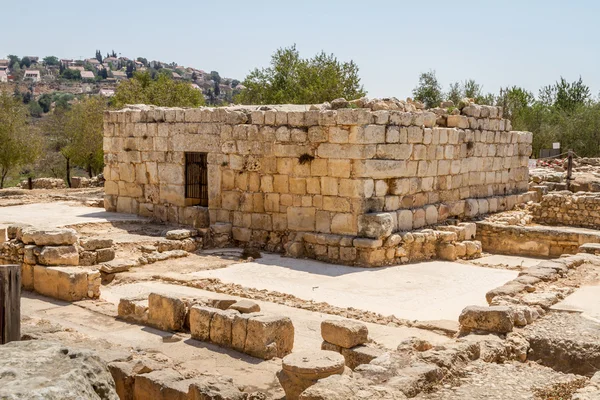 聖書のシロ、イスラエル共和国の古代のシナゴーグの遺跡 — ストック写真